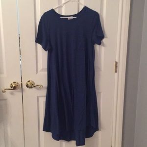 LuLaRoe Solid Navy Carly, Small